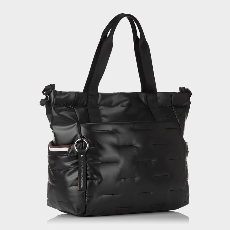 Black Women's Hedgren Puffer Tote Bags | IYD477AR