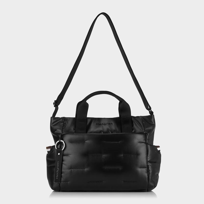 Black Women's Hedgren Softy Handbag | RPD5129NB