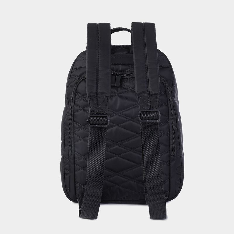 Black Women's Hedgren Vogue Large Backpacks | CDP822HJ