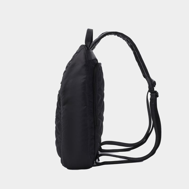 Black Women's Hedgren Vogue Rfid Backpacks | LJC3517OH