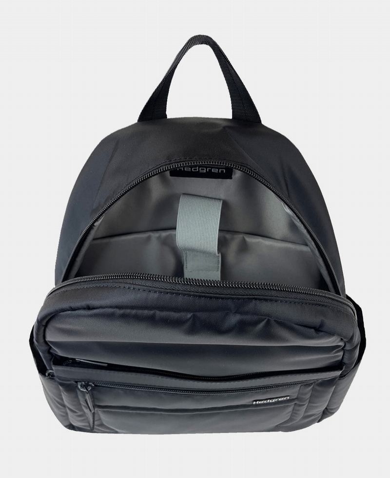 Black Women's Hedgren Windward Backpacks | SKP518QY