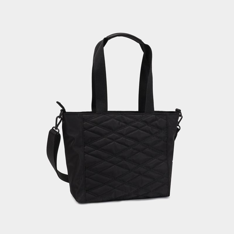 Black Women's Hedgren Zoe Medium Rfid Tote Bags | CXD1877GD