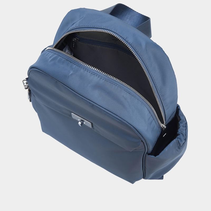 Blue Women's Hedgren Balanced Backpacks | RLC7052MJ