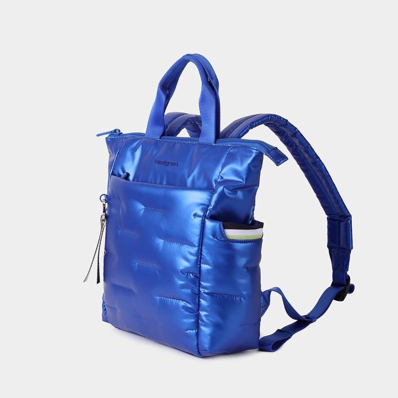 Blue Women's Hedgren Comfy Backpacks | BDP3411KL