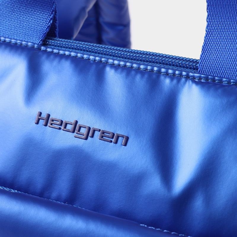 Blue Women's Hedgren Comfy Backpacks | BDP3411KL