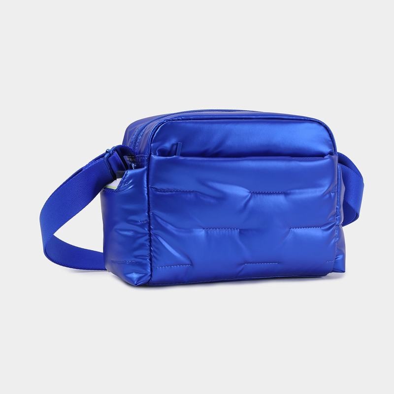 Blue Women's Hedgren Cozy Shoulder Bags | ZAG8056PD