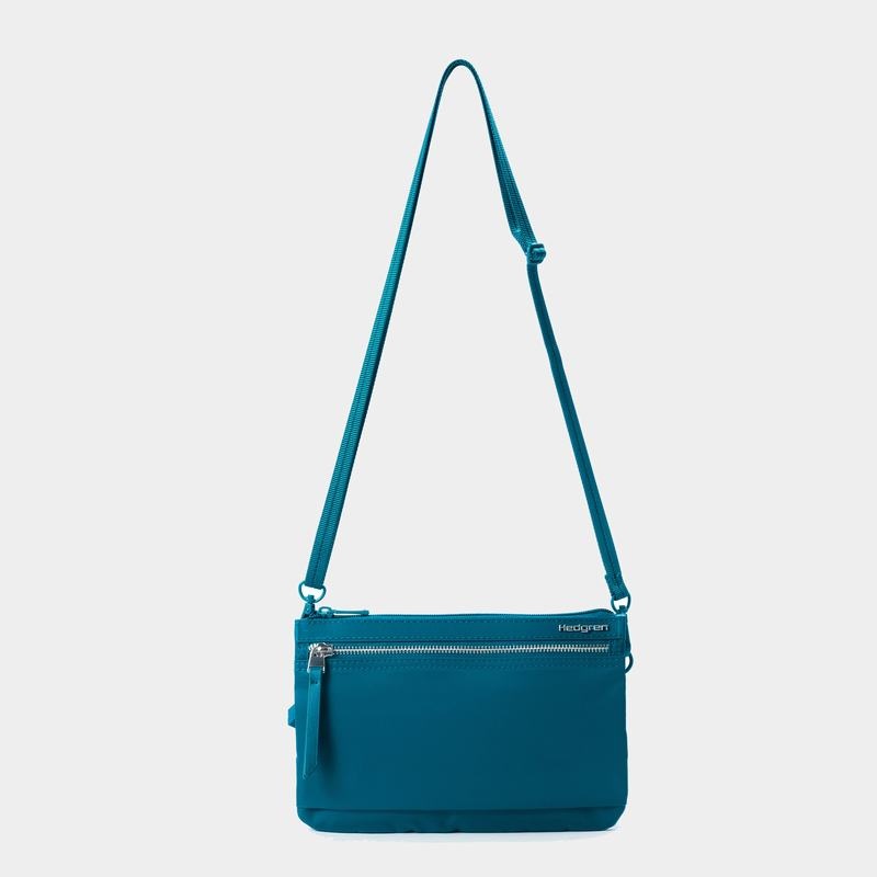 Blue Women's Hedgren Emma Crossbody Bags | CKW3941EU