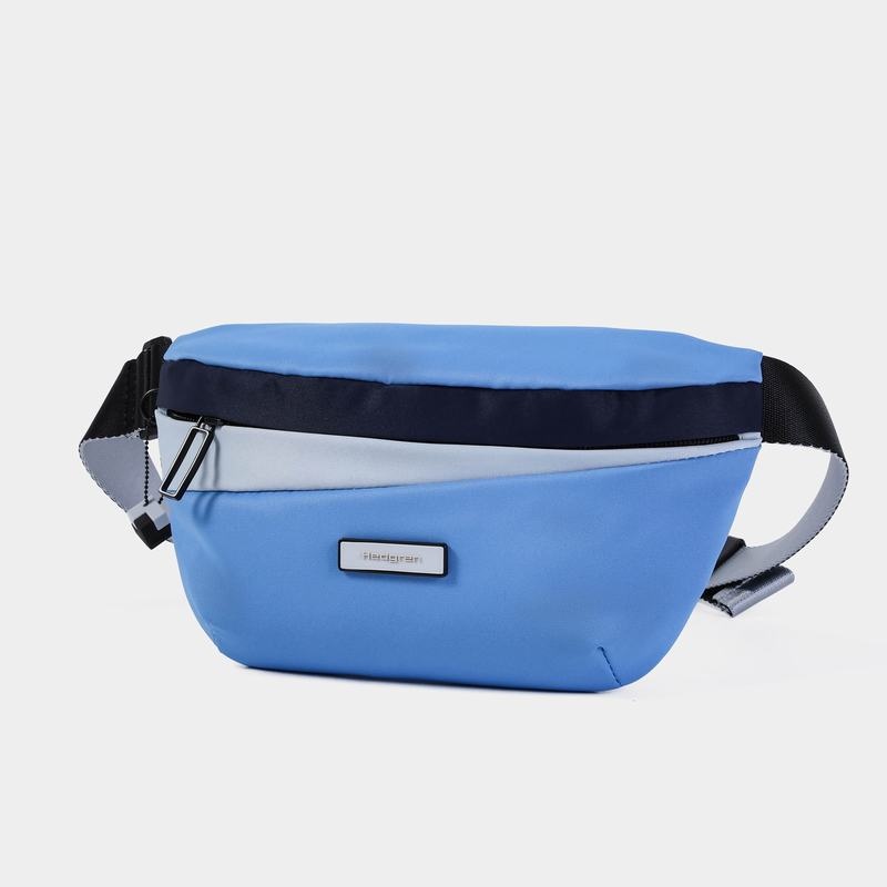 Blue Women's Hedgren Halo Belt Bags | GTH296LJ