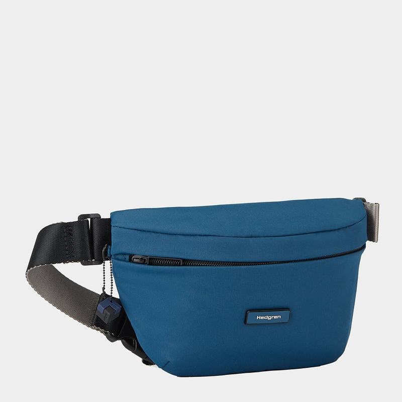 Blue Women's Hedgren Halo Belt Bags | HDK4370TP