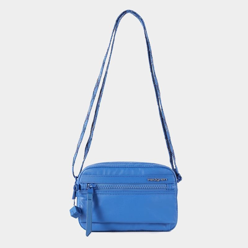 Blue Women's Hedgren Maia Mini Rfid Crossbody Bags | UPF7340KM