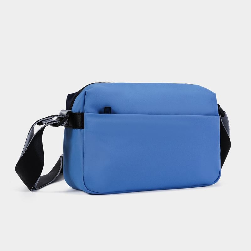 Blue Women's Hedgren Neutron Small Crossbody Bags | EHL2993QI