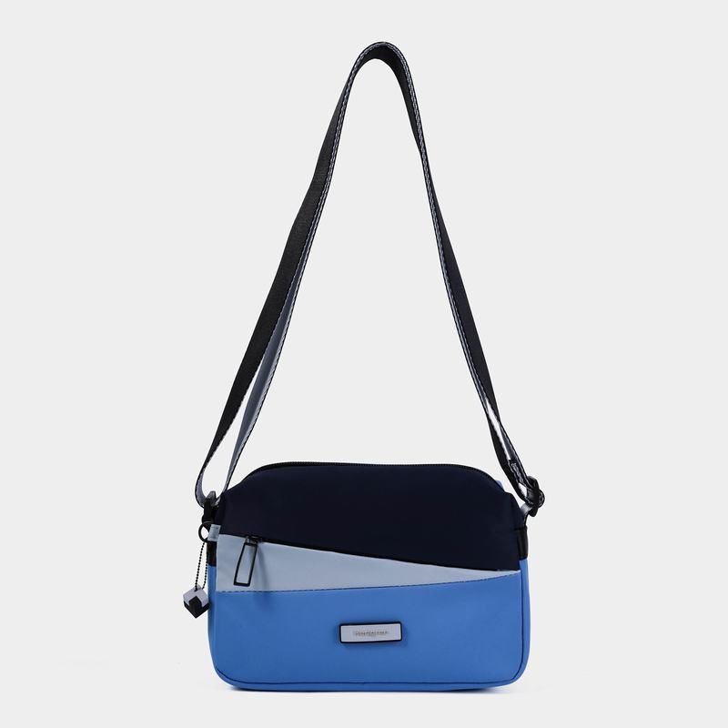 Blue Women's Hedgren Neutron Small Crossbody Bags | EHL2993QI