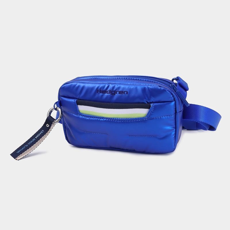 Blue Women's Hedgren Snug Belt Bags | IUC5740WJ