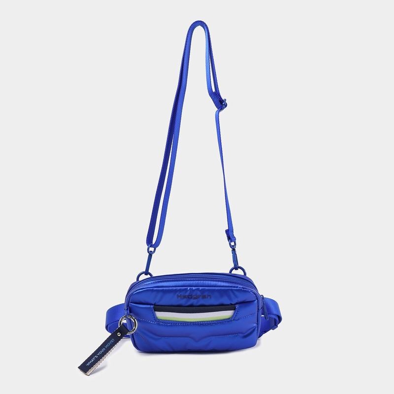 Blue Women's Hedgren Snug Belt Bags | IUC5740WJ