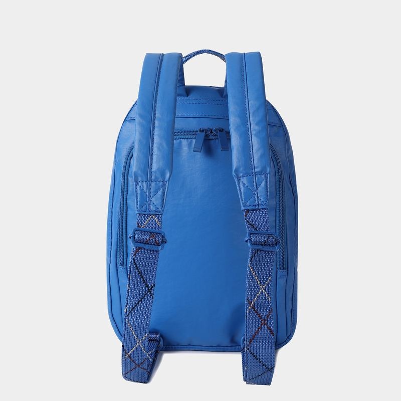 Blue Women's Hedgren Vogue Rfid Backpacks | EQU8138WI