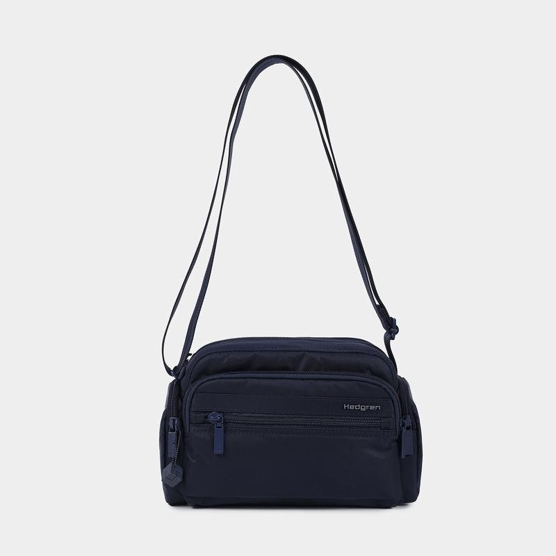 Dark Blue Women's Hedgren Emily Crossbody Bags | OMS4863PG