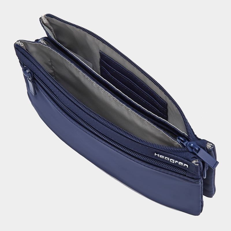 Dark Blue Women's Hedgren Emma Crossbody Bags | LKW9414UO