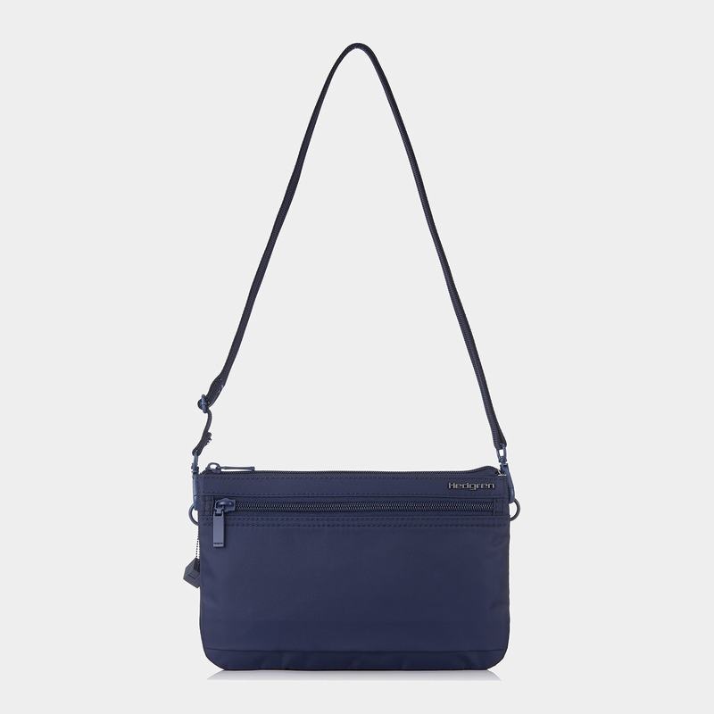 Dark Blue Women's Hedgren Emma Crossbody Bags | LKW9414UO