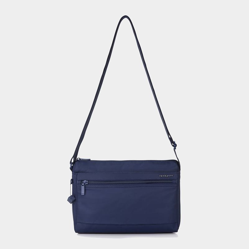 Dark Blue Women's Hedgren Eye Medium Shoulder Bags | GNF61CO