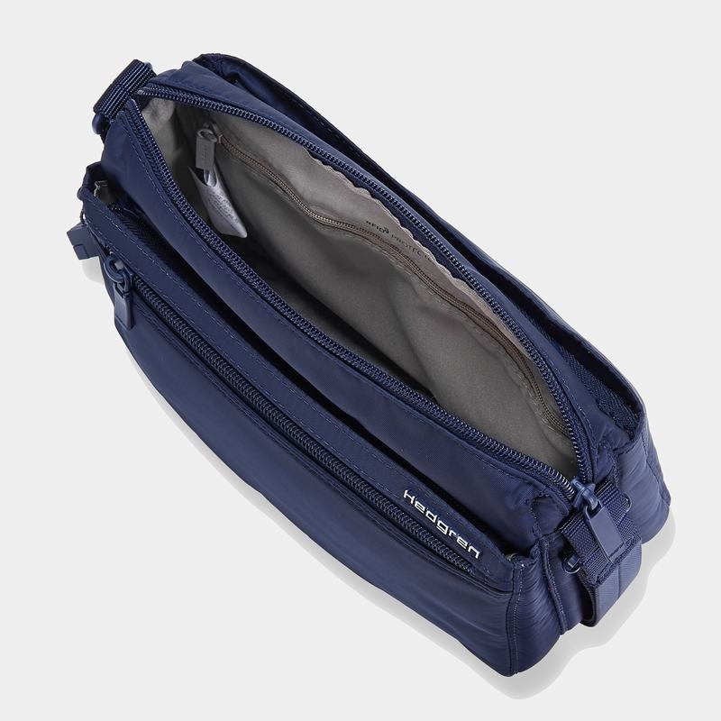 Dark Blue Women's Hedgren Eye Shoulder Bags | ZVD5680LH