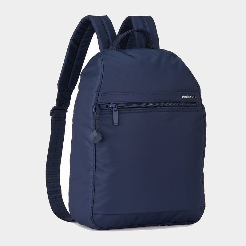 Dark Blue Women's Hedgren Vogue Large Backpacks | VGM1365CK