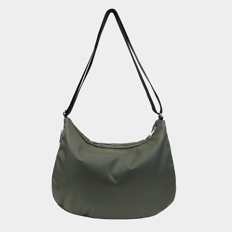 Dark Green Women's Hedgren Ann Crossbody Bags | SYE6359AT