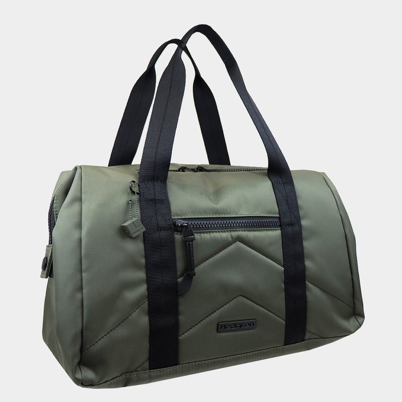 Dark Green Women's Hedgren Bound Sustainably Made Duffle Bags | CGZ4411CV