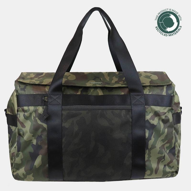 Green Black Women\'s Hedgren Wanderer Sustainable Weekender Duffle Bags | NDF5167CE