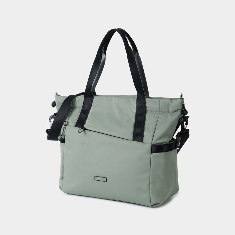 Green Women's Hedgren Galactic Tote Bags | IEJ247LZ