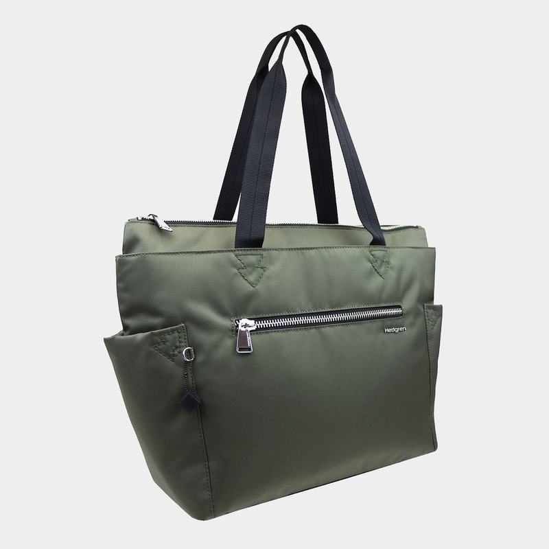 Green Women's Hedgren Margaret Sustainably Made Tote Bags | VSR2575GI