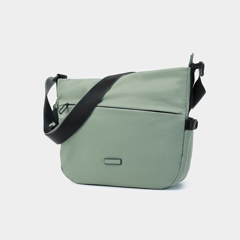 Green Women's Hedgren Milky Way Crossbody Bags | OHM1452BJ