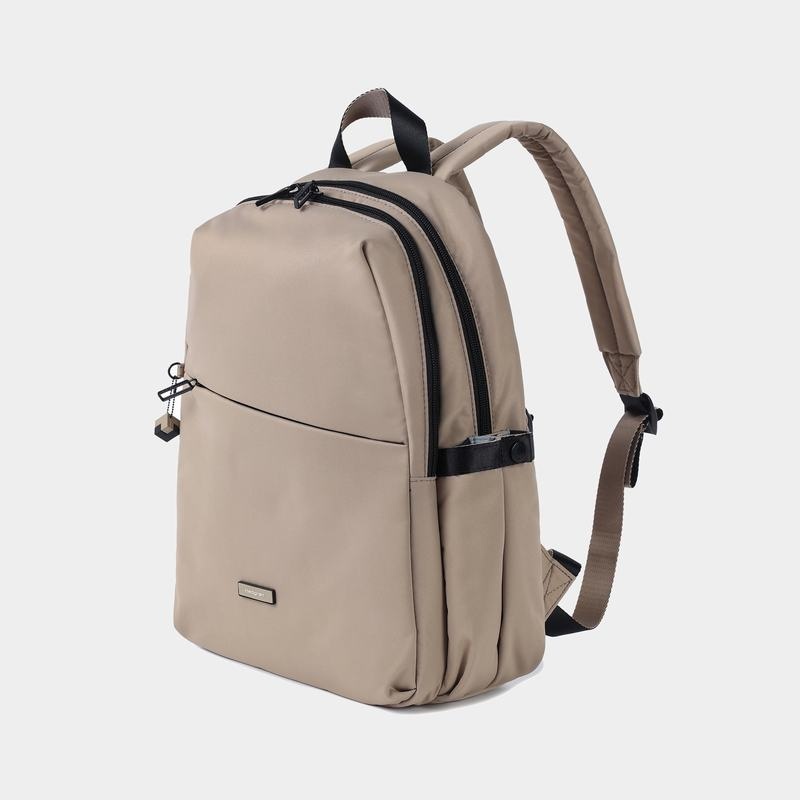 Grey Beige Women's Hedgren Cosmos Backpacks | UKU238ME