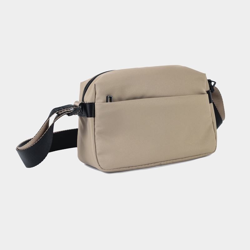 Grey Beige Women's Hedgren Neutron Small Crossbody Bags | JUH6948RZ