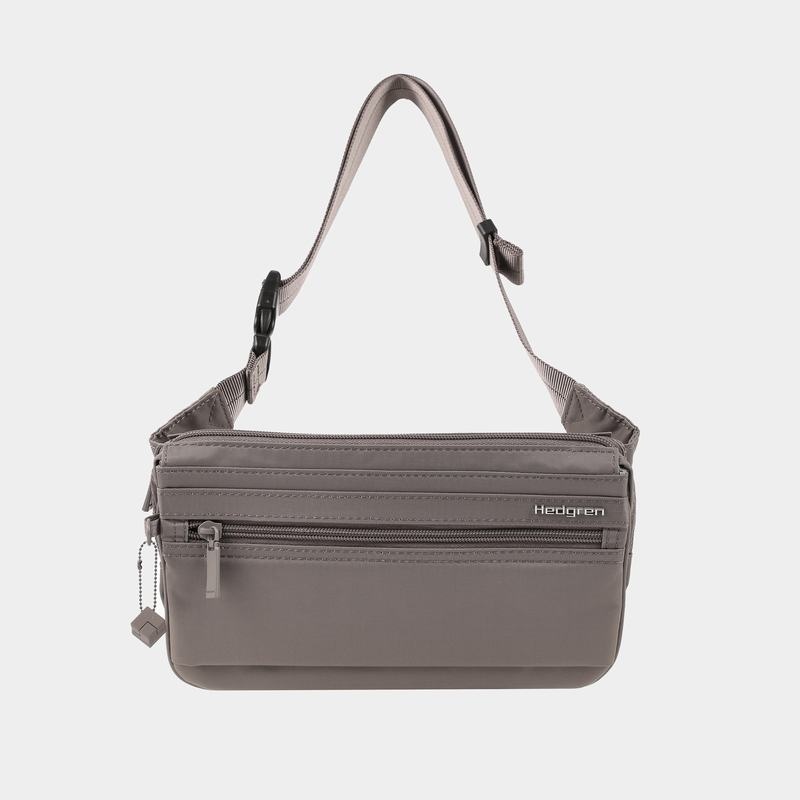 Grey Brown Women's Hedgren Asarum Belt Bags | JQN5318BS