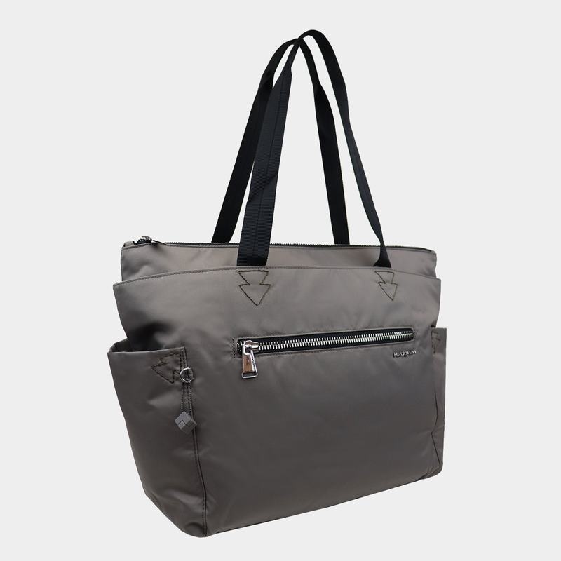 Grey Brown Women's Hedgren Margaret Sustainably Made Tote Bags | HDD529KB