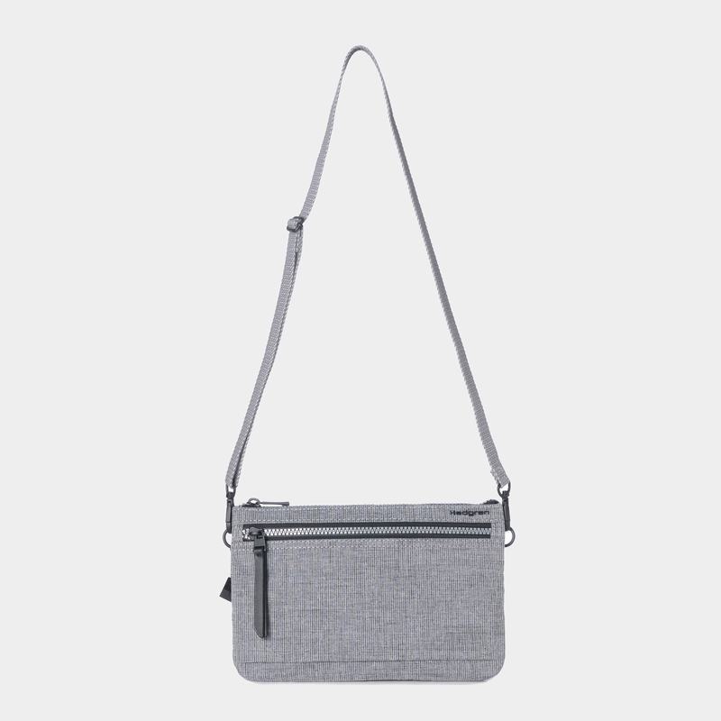 Grey Women's Hedgren Emma Crossbody Bags | NGJ8074JL