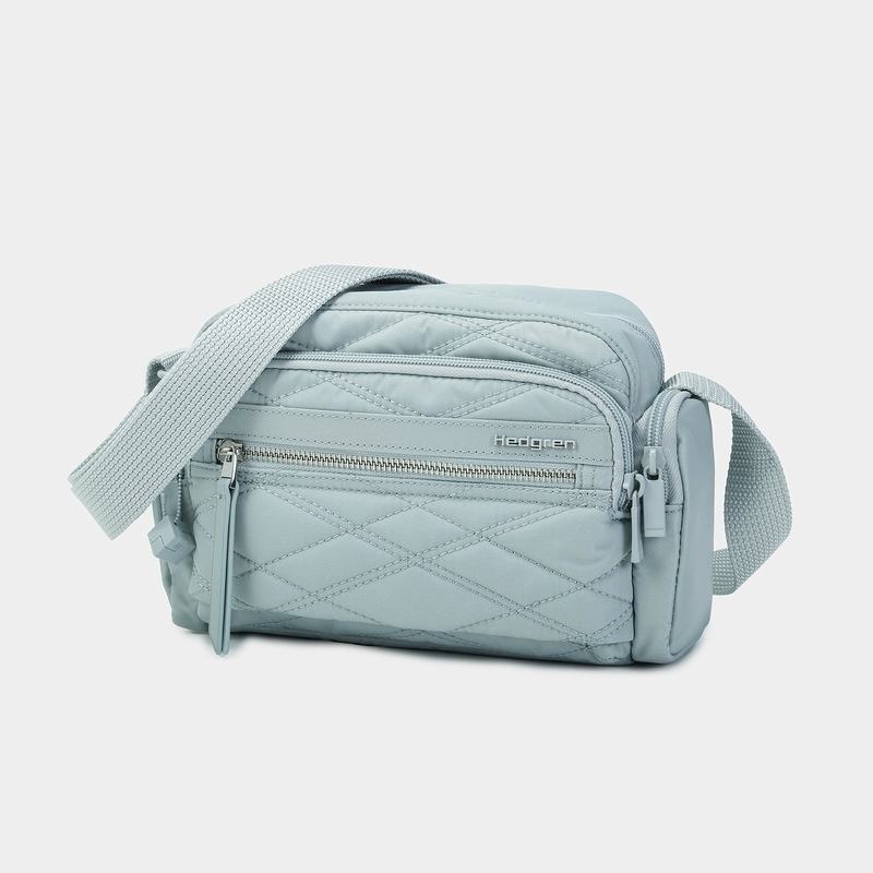 Light Blue Women's Hedgren Emily Crossbody Bags | PSK2473RU