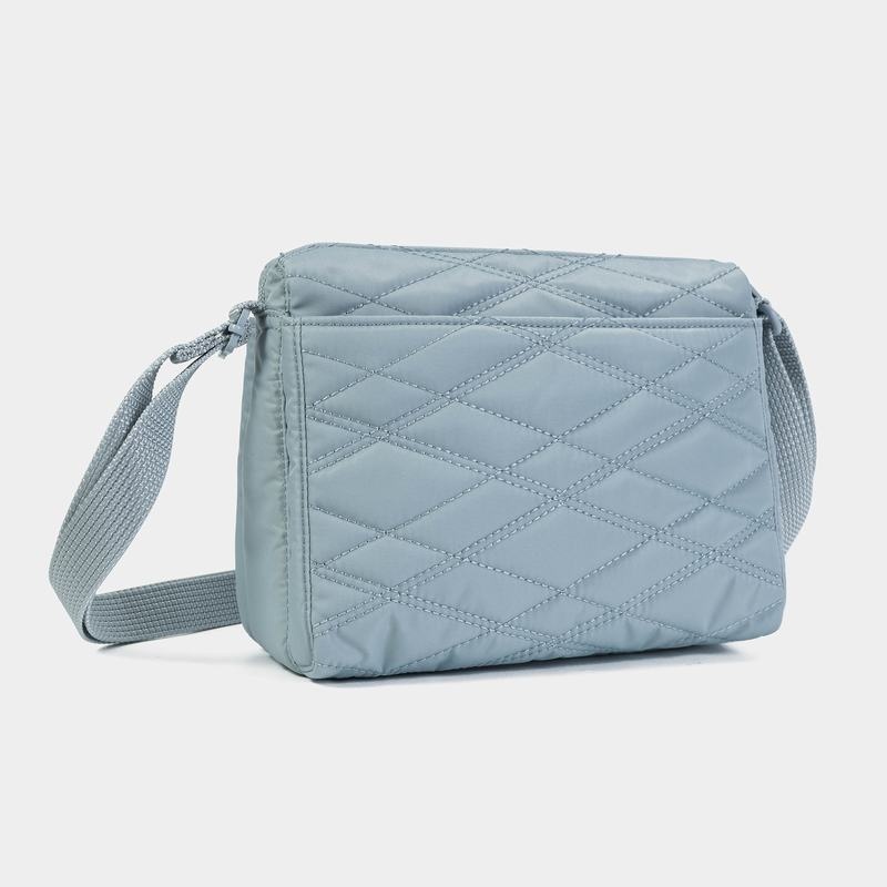 Light Blue Women's Hedgren Eye Shoulder Bags | GHW3678OY