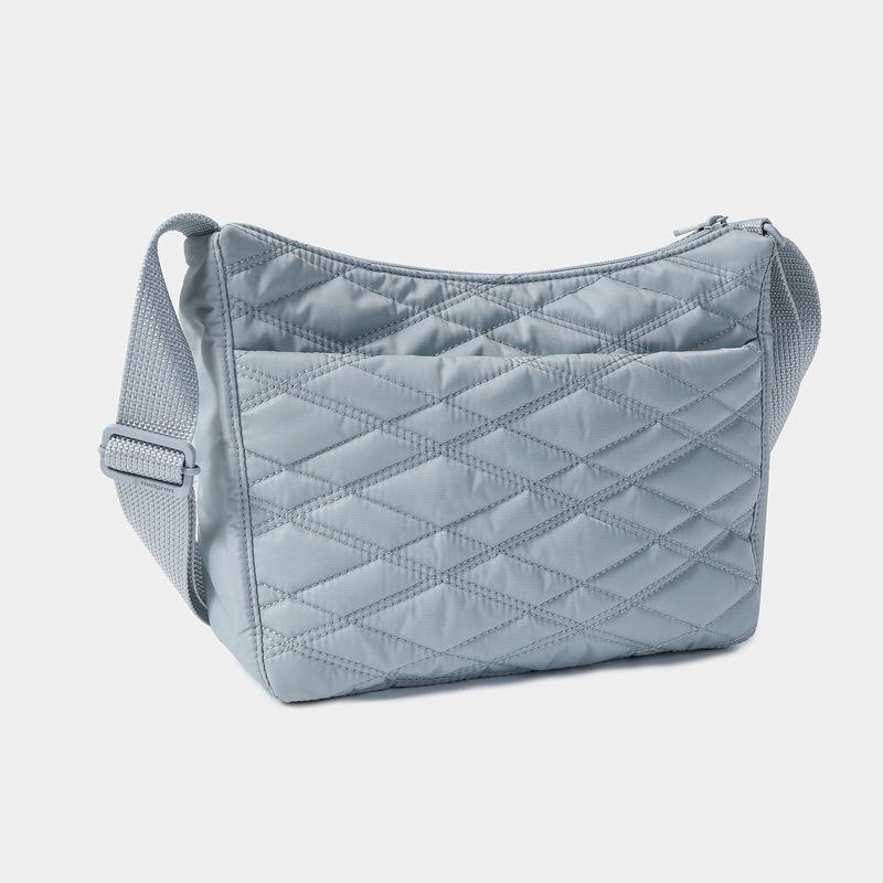 Light Blue Women's Hedgren Harpers Crossbody Bags | RDA724OG