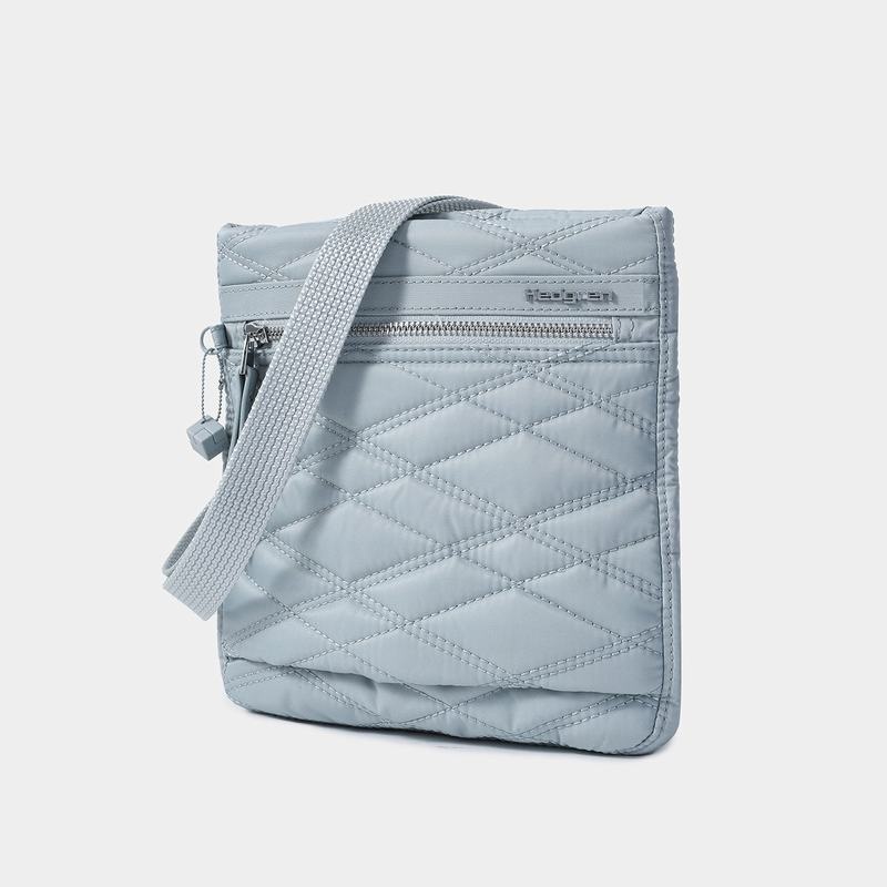 Light Blue Women's Hedgren Leonce Crossbody Bags | IGV6764QU