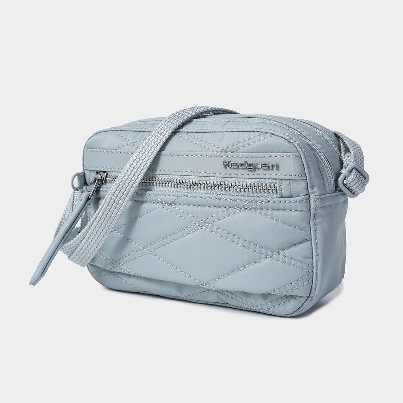 Light Blue Women's Hedgren Maia Crossbody Bags | LQB4216BQ