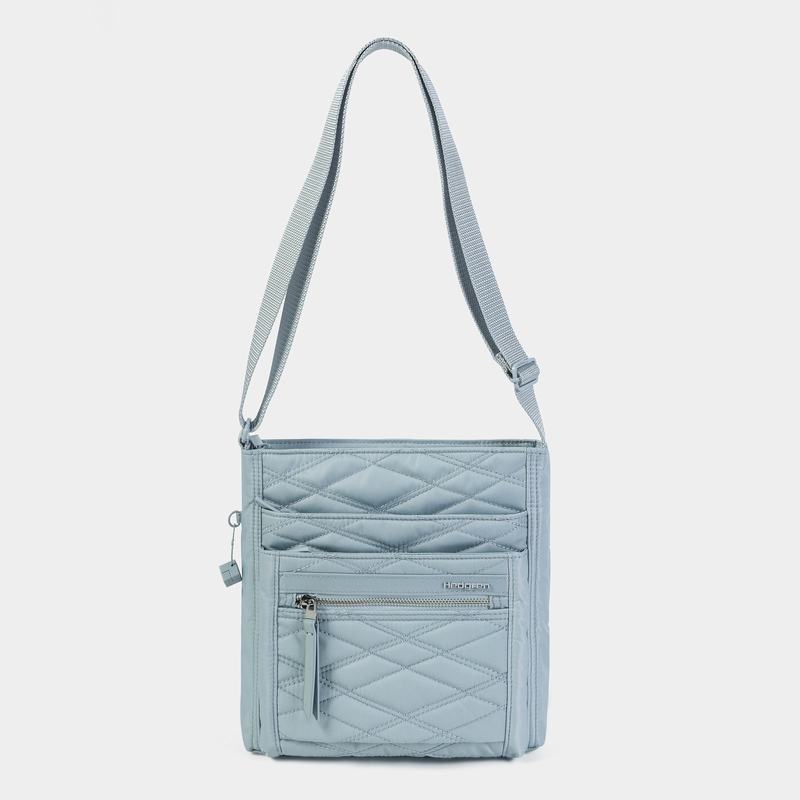 Light Blue Women's Hedgren Orva Crossbody Bags | FAF3393WC