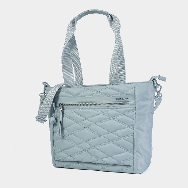 Light Blue Women's Hedgren Zoe Tote Bags | XKZ2247DN