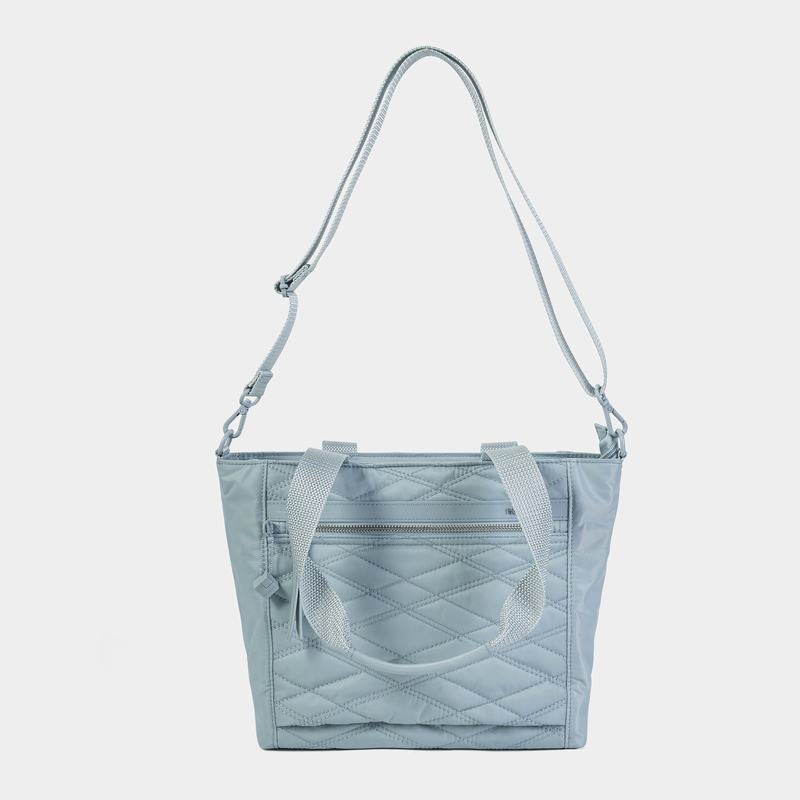 Light Blue Women's Hedgren Zoe Tote Bags | XKZ2247DN