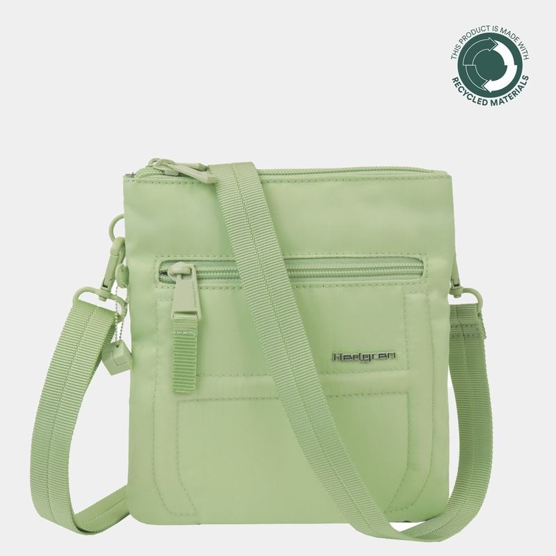 Light Green Women\'s Hedgren Helm Crossbody Bags | RPW3235MR