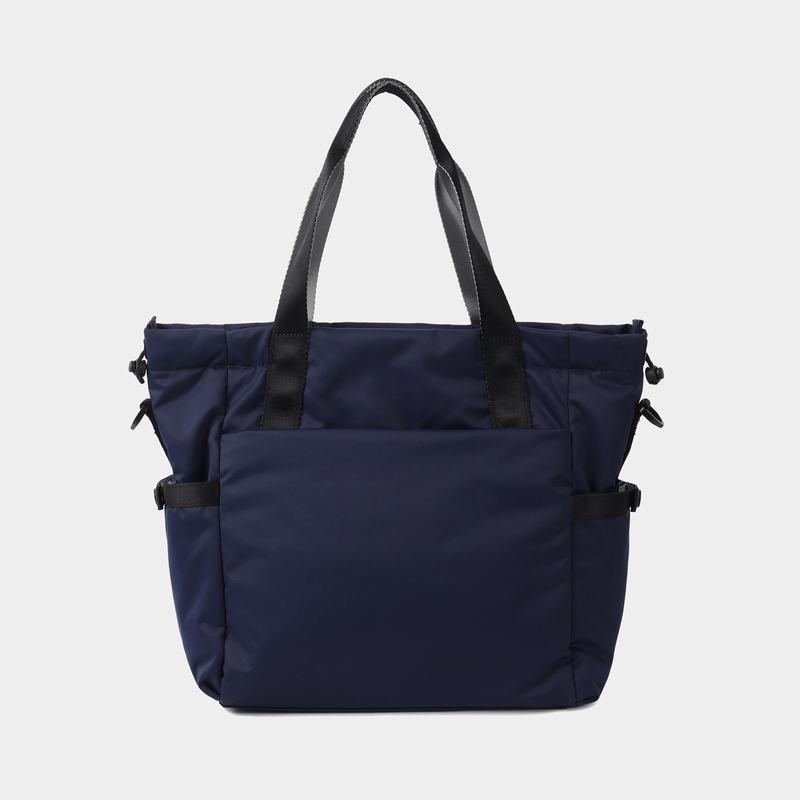 Navy Women's Hedgren Galactic Tote Bags | DGS991FV