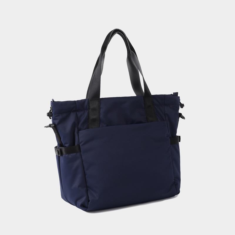 Navy Women's Hedgren Galactic Tote Bags | DGS991FV