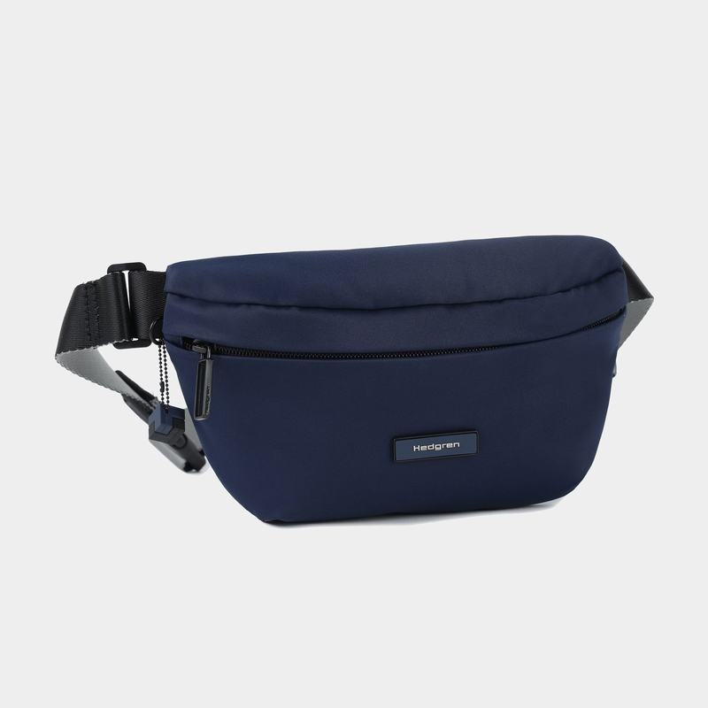 Navy Women's Hedgren Halo Belt Bags | NSP5264YT