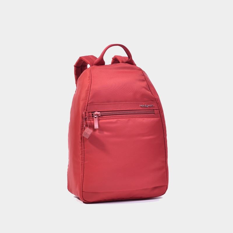 Orange Pink Women's Hedgren Vogue Large Rfid Backpacks | LEW290PO