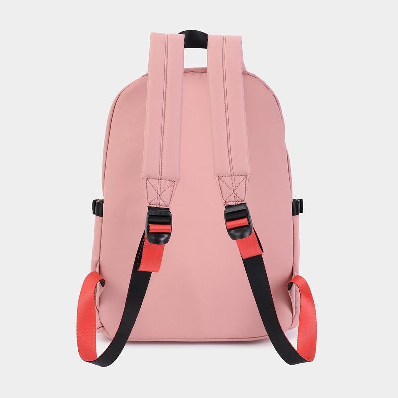 Pink Orange Women's Hedgren Cosmos Backpacks | NZQ9615PJ